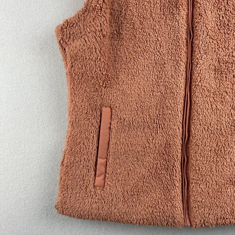 Patagonia Women's Los Gatos‎ Vest Fuzzy Fleece Zip Sleeveless Size Large Jacket